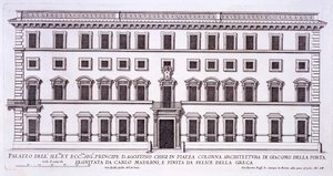 Palazzo Chigi, Piazza Colonna, Rom, från 